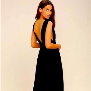 Heavenly Hues Black Maxi Dress- Brand new with tags, never worn at all!